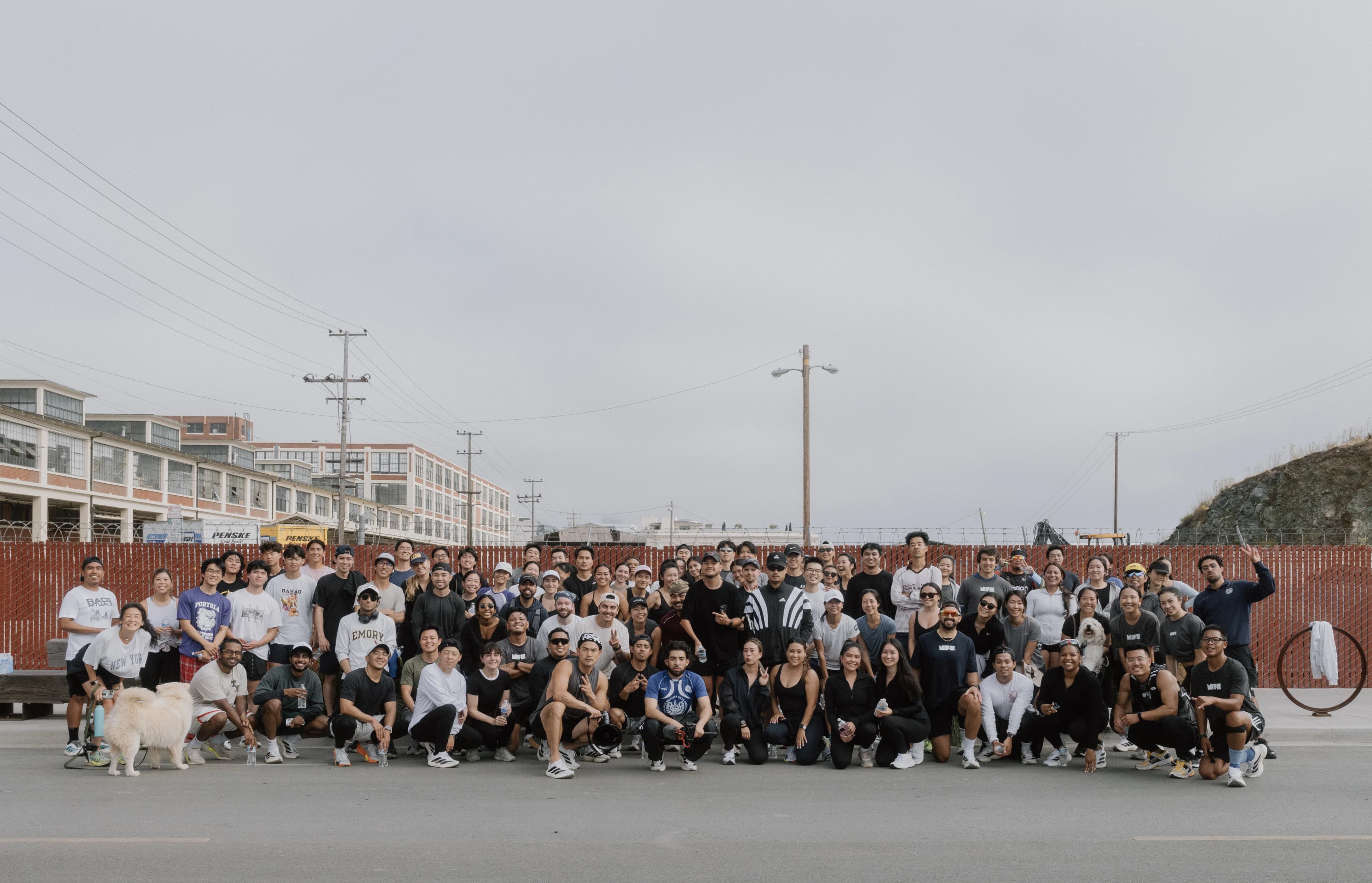 Free Bread activation crowd